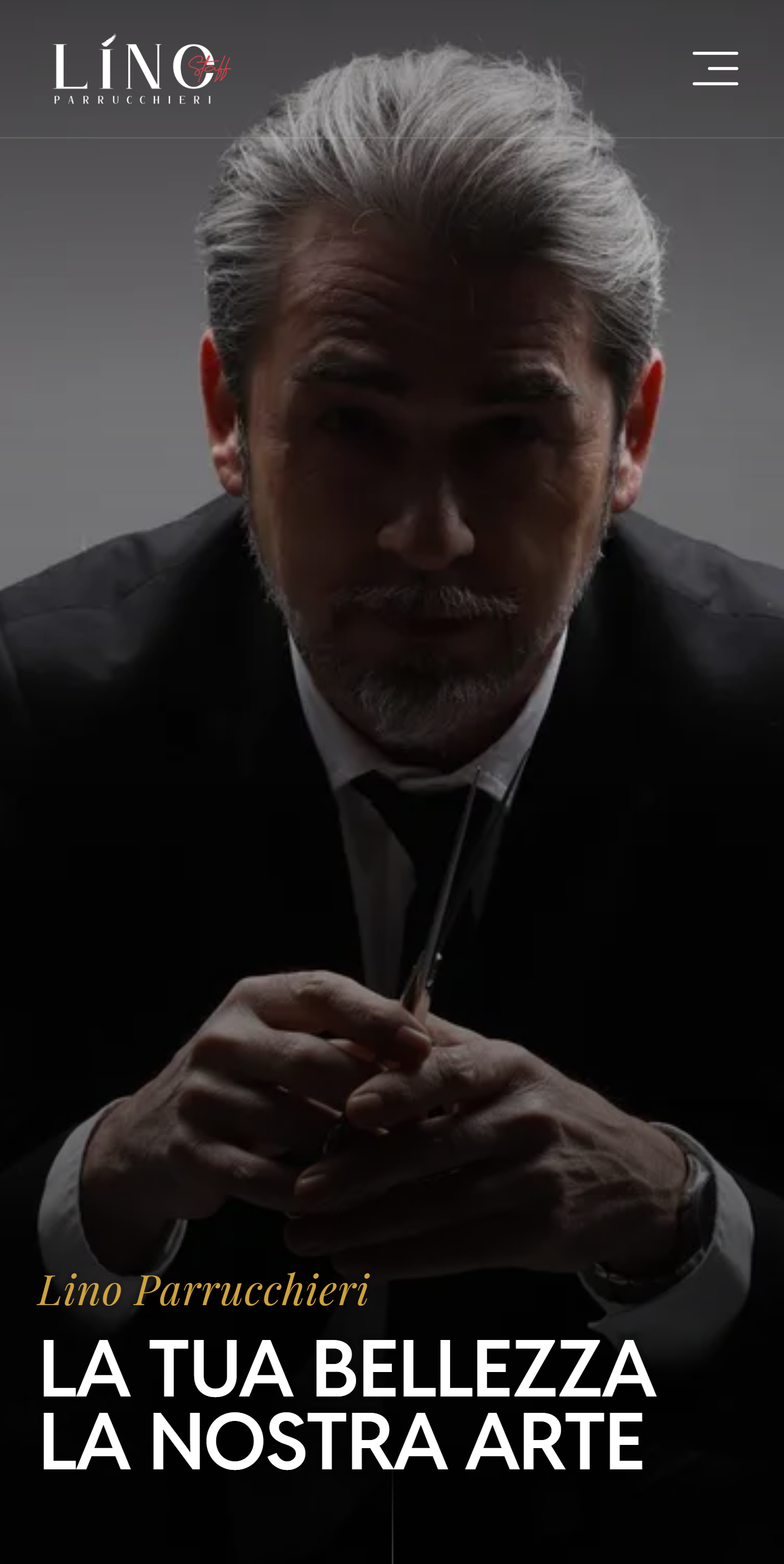 Sito web Lino Parrucchieri realizzato da Nuvola Go