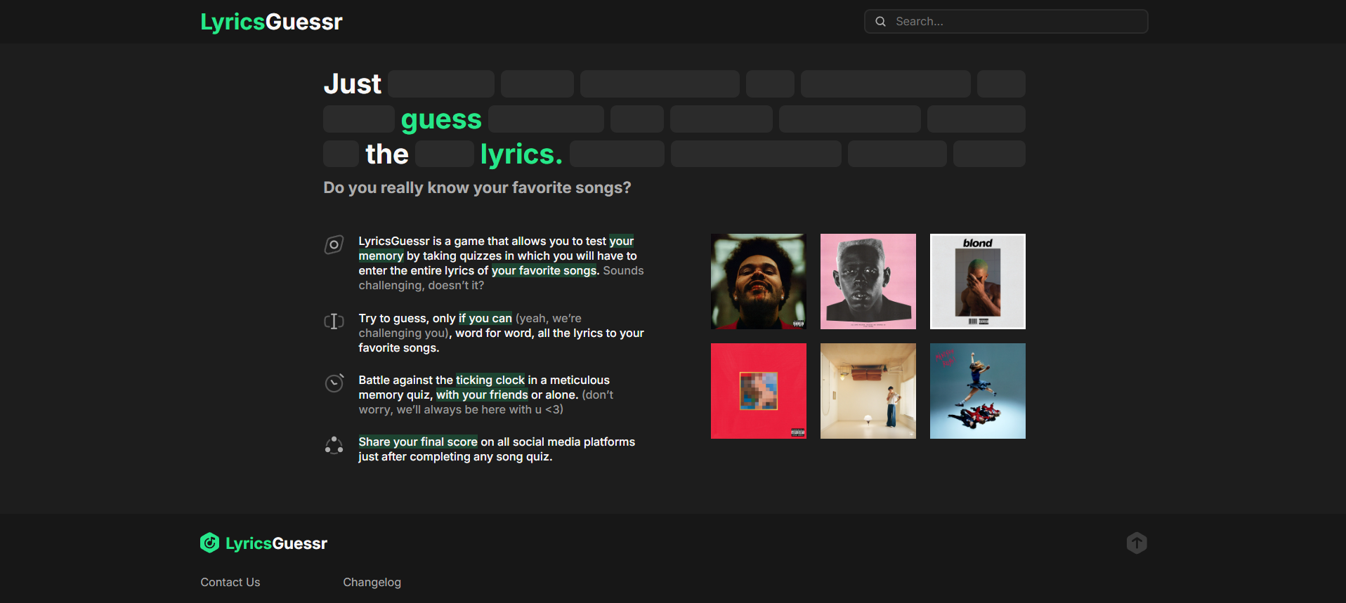 LyricsGuessr